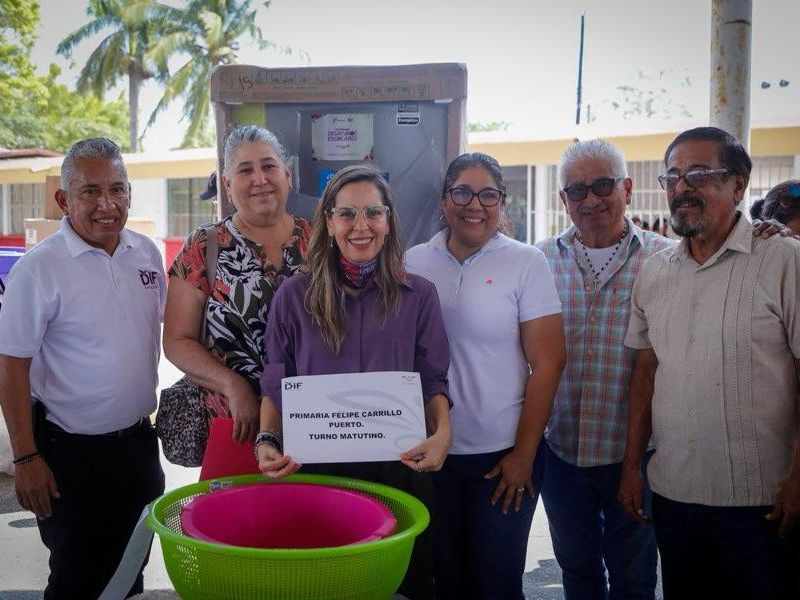 Equipa DIF Tamaulipas desayunadores escolares y comedores comunitarios del estado