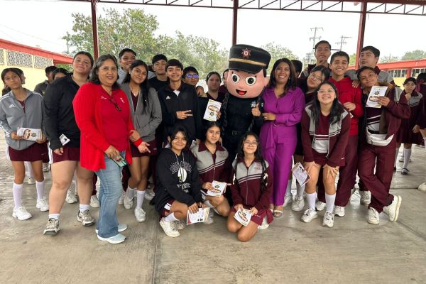 Impulsan Municipio e instituciones de seguridad educación libre de violencia