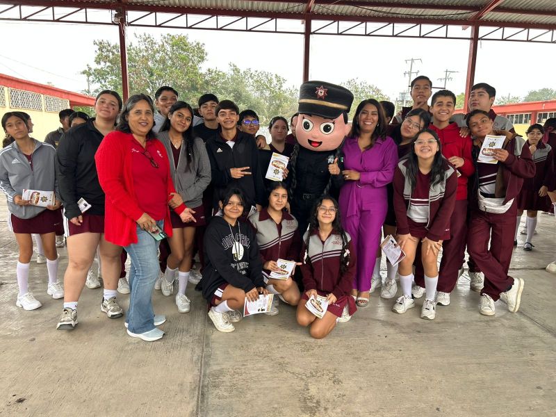 Impulsan Municipio e instituciones de seguridad educación libre de violencia