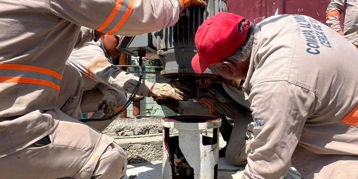 Instala COMAPA Altamira bombas sumergibles en dos cárcamos