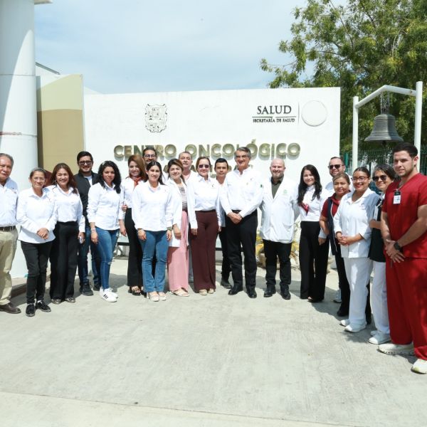 Supervisa Américo modernización del Centro Oncológico de Tamaulipas