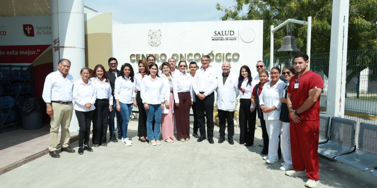 Supervisa Américo modernización del Centro Oncológico de Tamaulipas