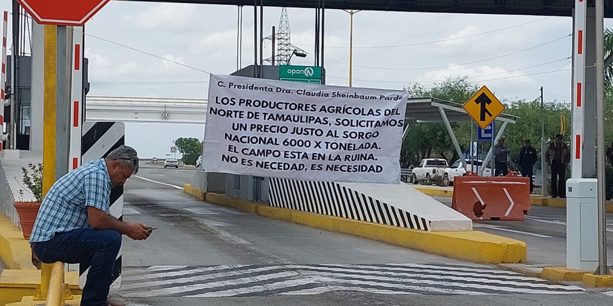 Reanudan productores bloqueo en la Y de San Fernando