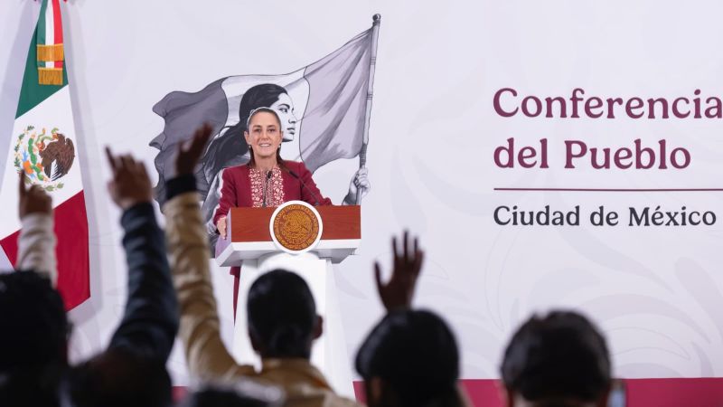 Descarta Presidenta Claudia Sheinbaum entregar dinero a las organizaciones de transportistas y agricultores