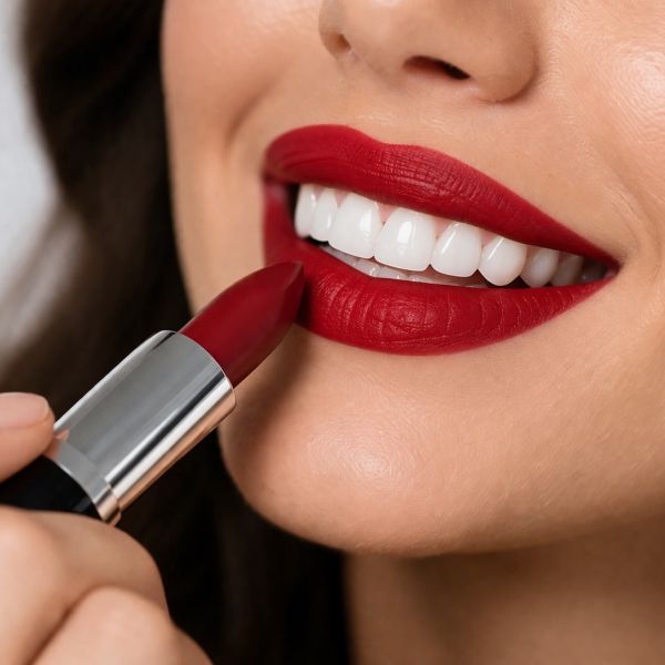 Labiales que hacen ver tus dientes más blancos