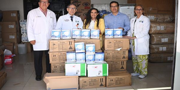 Senadora Olga Sosa realiza donativos de insumos médicos a Hospitales de Tampico para apoyar al acceso a la salud pública