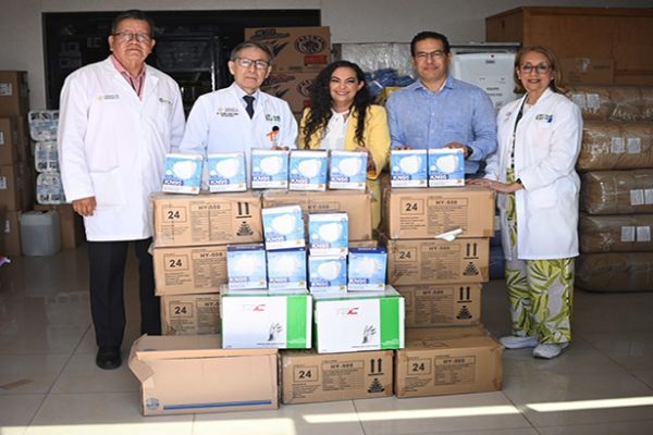 Senadora Olga Sosa realiza donativos de insumos médicos a Hospitales de Tampico para apoyar al acceso a la salud pública