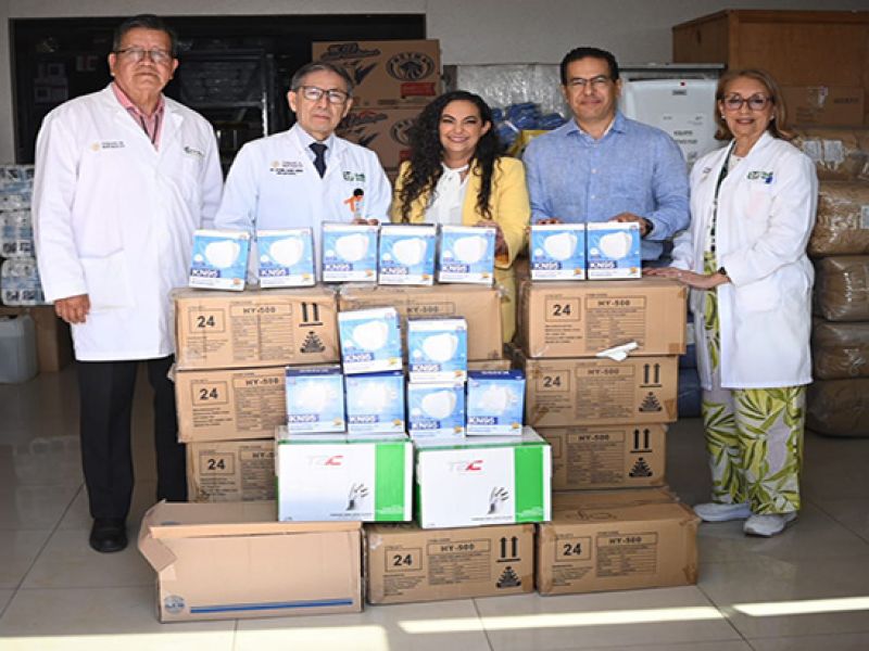 Senadora Olga Sosa realiza donativos de insumos médicos a Hospitales de Tampico para apoyar al acceso a la salud pública