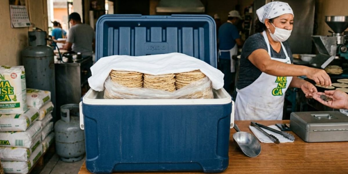 Descarta COEPRIS riesgo por uso de hieleras en venta de tortillas