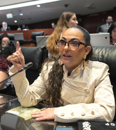 Senadora Olga Sosa presenta iniciativa para fortalecer la seguridad del autotransporte de carga