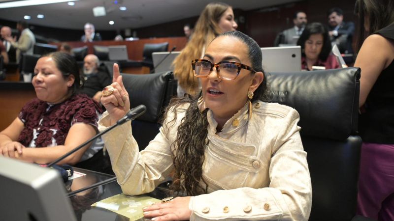 Senadora Olga Sosa presenta iniciativa para fortalecer la seguridad del autotransporte de carga