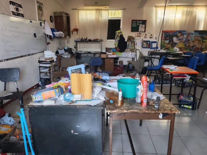 Roban y vandalizan la primaria “Corregidora”