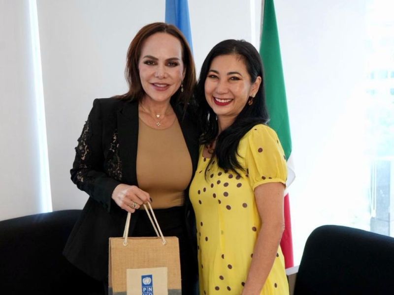 Alcaldesa Carmen Lilia Canturosas realiza alianza estratégica con el programa de naciones unidad para el desarrollo y fortalecimiento agenda de igualdad