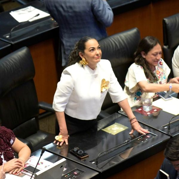 Olga Sosa llama a consolidar instituciones eficaces, con control democrático y apego irrestricto a la Constitución