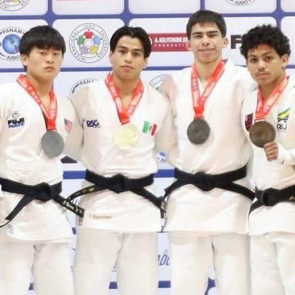 Brillan tamaulipecos en Panamericano de Judo; Eduardo Sagástegui gana el oro