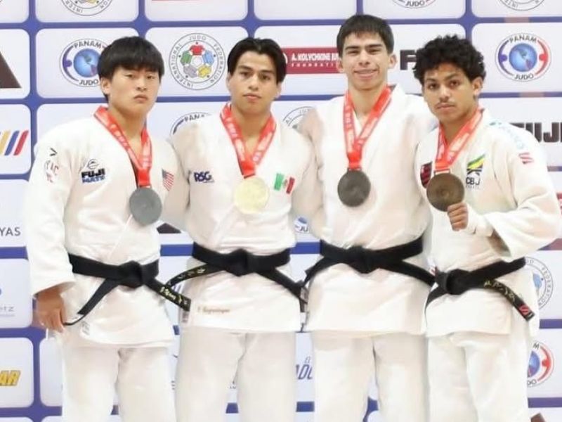 Brillan tamaulipecos en Panamericano de Judo; Eduardo Sagástegui gana el oro
