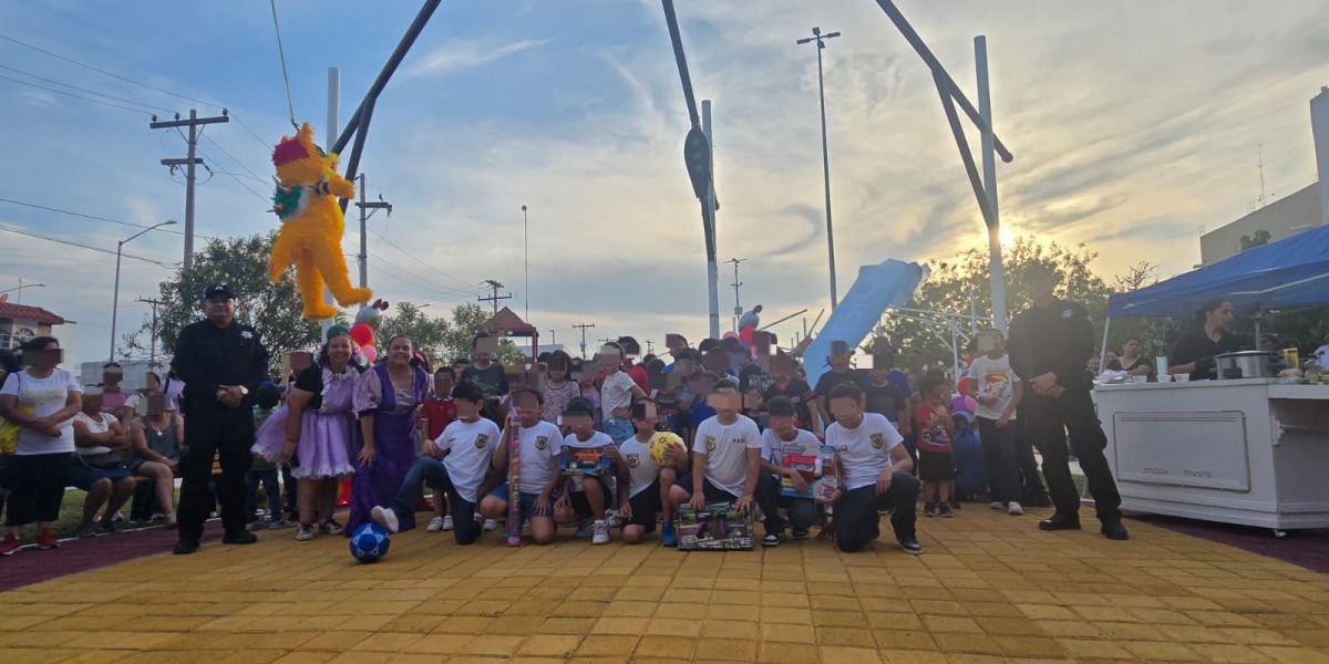 Entrega Guardia Estatal juguetes y celebra a niñas y niños de Matamoros