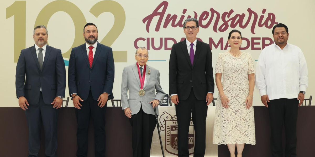 Encabeza Erasmo González Robledo celebración histórica por el 102 aniversario de Ciudad Madero