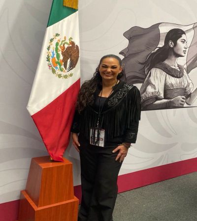 Olga Sosa refrenda respaldo a la Presidenta Claudia Sheinbaum en la defensa de la soberanía