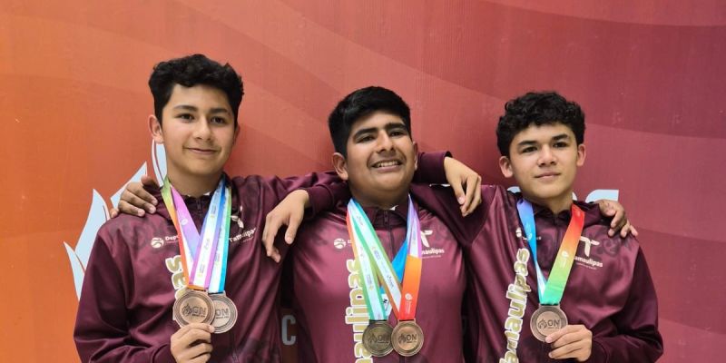 Celebra Tamaulipas 50 medallas en la Olimpiada Nacional 2026