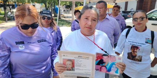 Madres buscadoras marchan en Tamaulipas entre dolor y exigencia de justicia