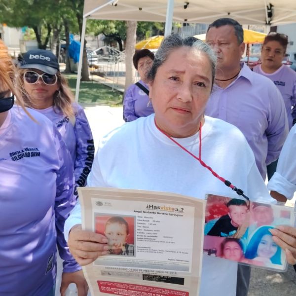 Madres buscadoras marchan en Tamaulipas entre dolor y exigencia de justicia
