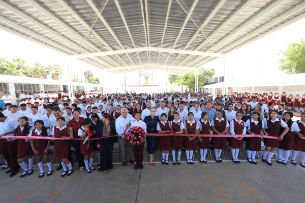Impulsa alcaldesa Carmen Lilia Infraestructura educativa en preescolar, primaria y secundaria