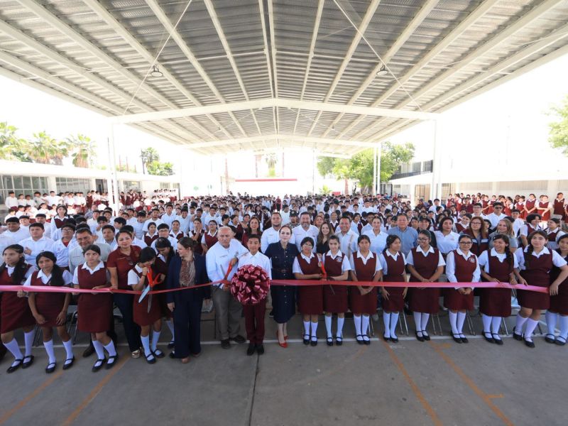 Impulsa alcaldesa Carmen Lilia Infraestructura educativa en preescolar, primaria y secundaria