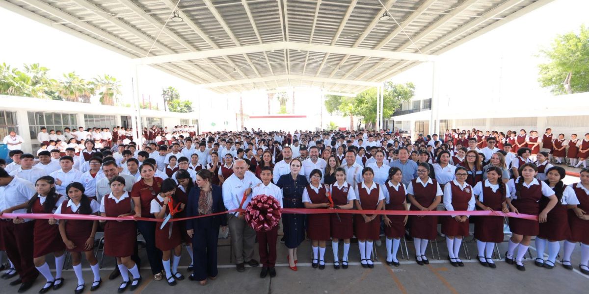 Impulsa alcaldesa Carmen Lilia Infraestructura educativa en preescolar, primaria y secundaria