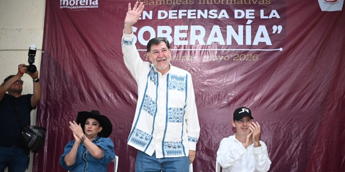 Encabezan Olga Sosa, JR y Noroña asamblea en Aldama