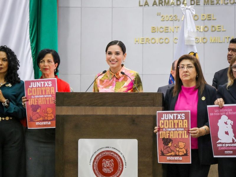 Katalyna Méndez impulsa ley histórica para combatir el abuso infantil en el turismo tamaulipeco