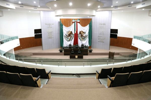 Congreso de Tamaulipas alista renovación de su cubierta central