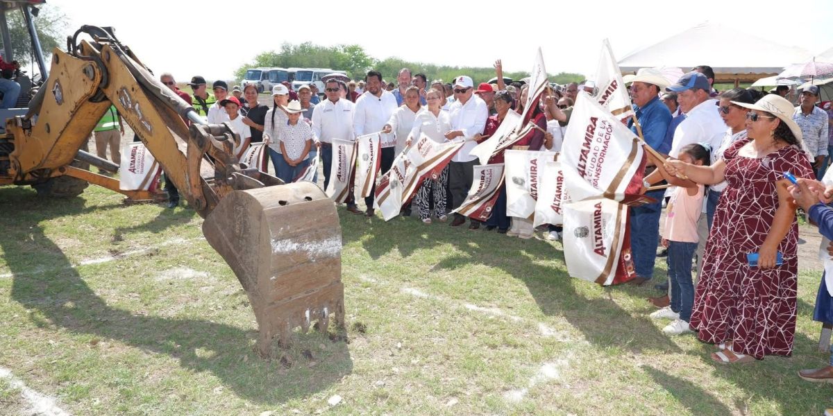Transforma Armando Martínez con obras la zona rural de Altamira