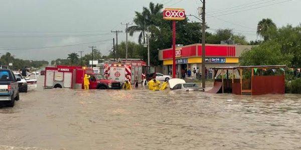 Gobierno mantiene vigilancia y protocolos ante lluvias torrenciales en Tamaulipas