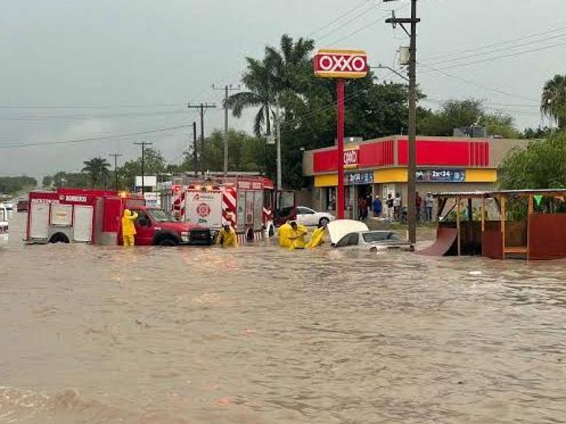 Gobierno mantiene vigilancia y protocolos ante lluvias torrenciales en Tamaulipas
