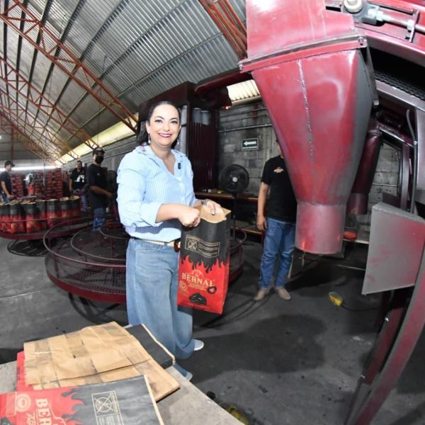 Senadora Olga Sosa reconoce como ejemplo nacional programa de carbón vegetal Hecho en Tamaulipas