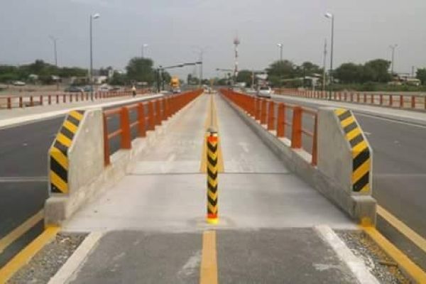 Nuevo puente sobre el San Marcos dará paso seguro  a familias de la colonia Moderna; SOP