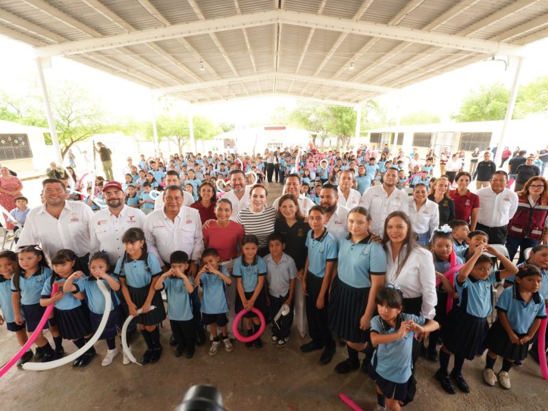 Carmen Lilia Canturosas impulsa la transformación de escuelas con inversión en infraestructura educativa