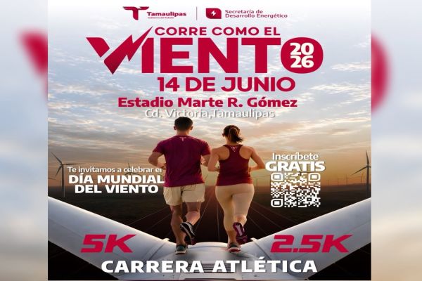 Con más de 2 mil corredores inscritos, se acerca la Carrera Atlética “Corre Como el Viento 2026” organizada por la SEDENER