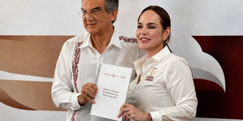 Nuevo Laredo destaca en seguridad gracias al trabajo coordinado con el gobernador Américo Villarreal: Carmen Lilia Canturosas