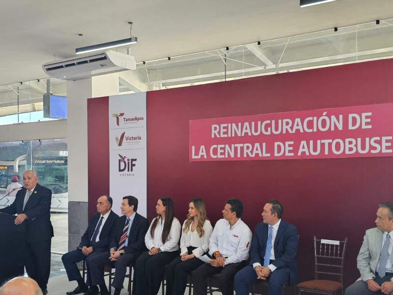 Reinauguran la Central de Autobuses de Victoria