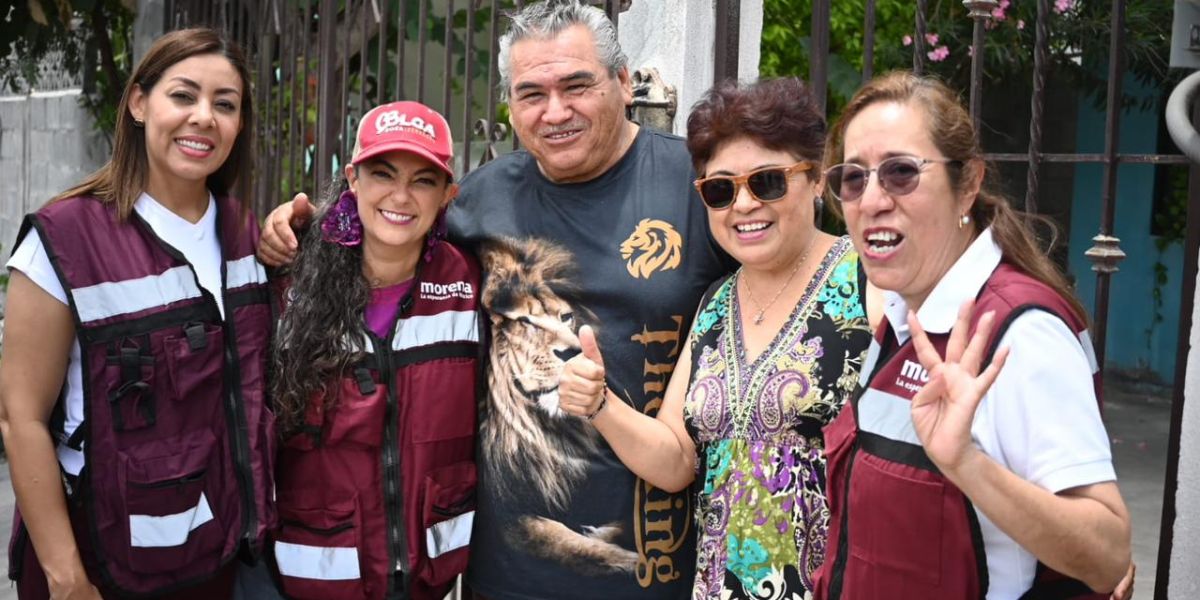 Senadora Olga Sosa entrega credenciales de Morena en Matamoros