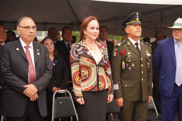 Alcaldesa Carmen Lilia Canturosas destaca legado patriótico de Nuevo Laredo en su 178 aniversario de fundación
