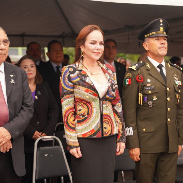 Alcaldesa Carmen Lilia Canturosas destaca legado patriótico de Nuevo Laredo en su 178 aniversario de fundación
