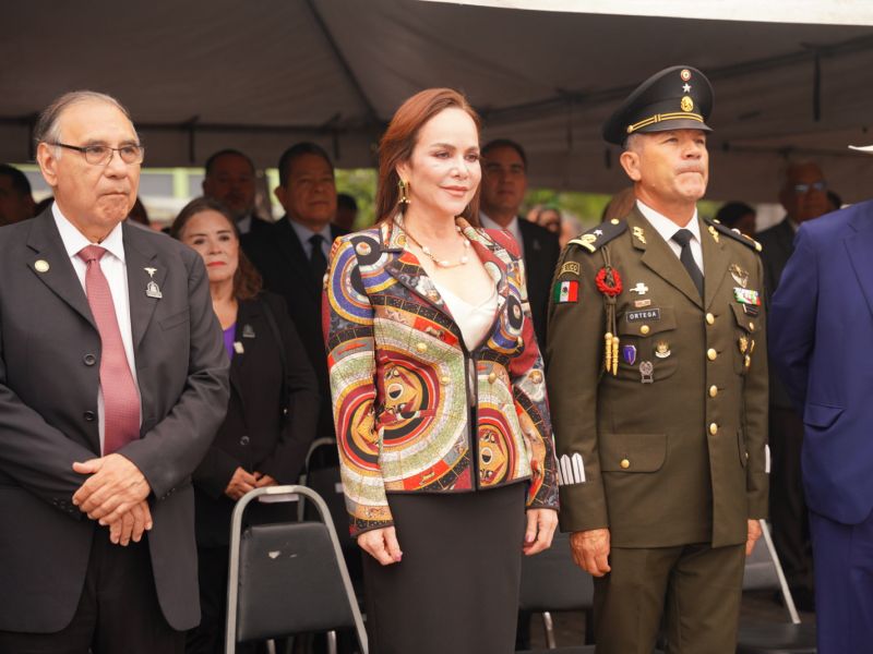 Alcaldesa Carmen Lilia Canturosas destaca legado patriótico de Nuevo Laredo en su 178 aniversario de fundación