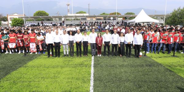 Reconoce Américo a las y los atletas tamaulipecos ganadores en la Olimpiada Nacional e impulsa infraestructura deportiva