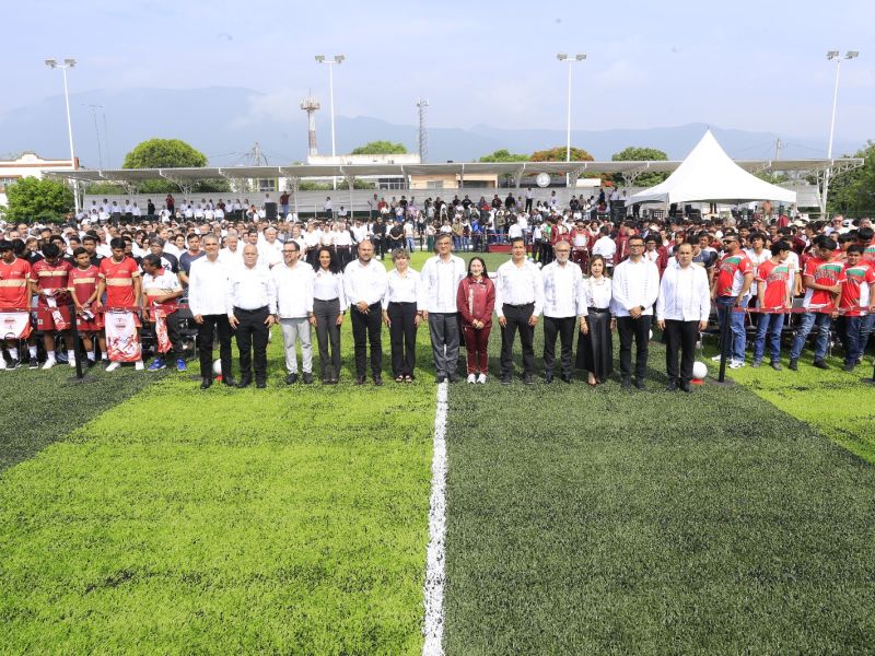 Reconoce Américo a las y los atletas tamaulipecos ganadores en la Olimpiada Nacional e impulsa infraestructura deportiva