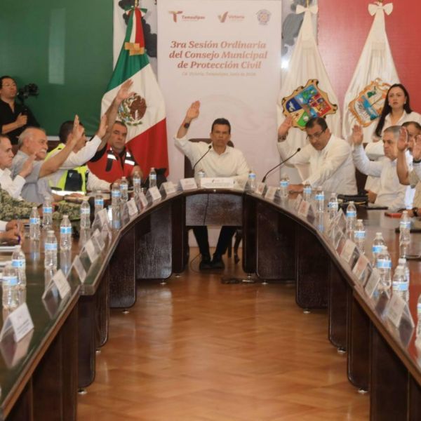 Preside alcalde Lalo Gattás Consejo de Protección Civil para reforzar estrategias por intensas lluvias