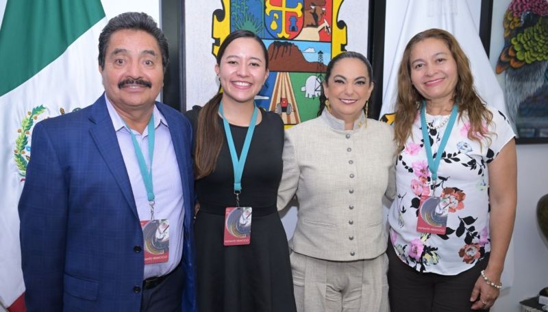 Senadora Olga Sosa recibe a empresa mexicana dedicada al desarrollo de biofertilizantes sustentables para impulsar sus operaciones