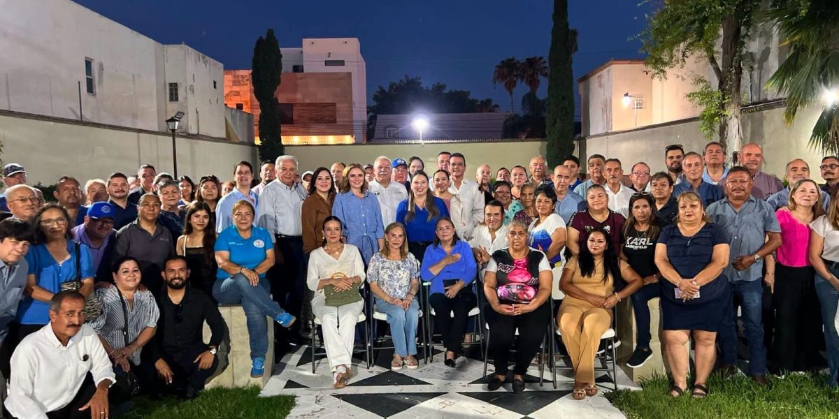 Respaldan en Nuevo Laredo proyecto de Gloria Garza y César Verástegui para dirigir el PAN
